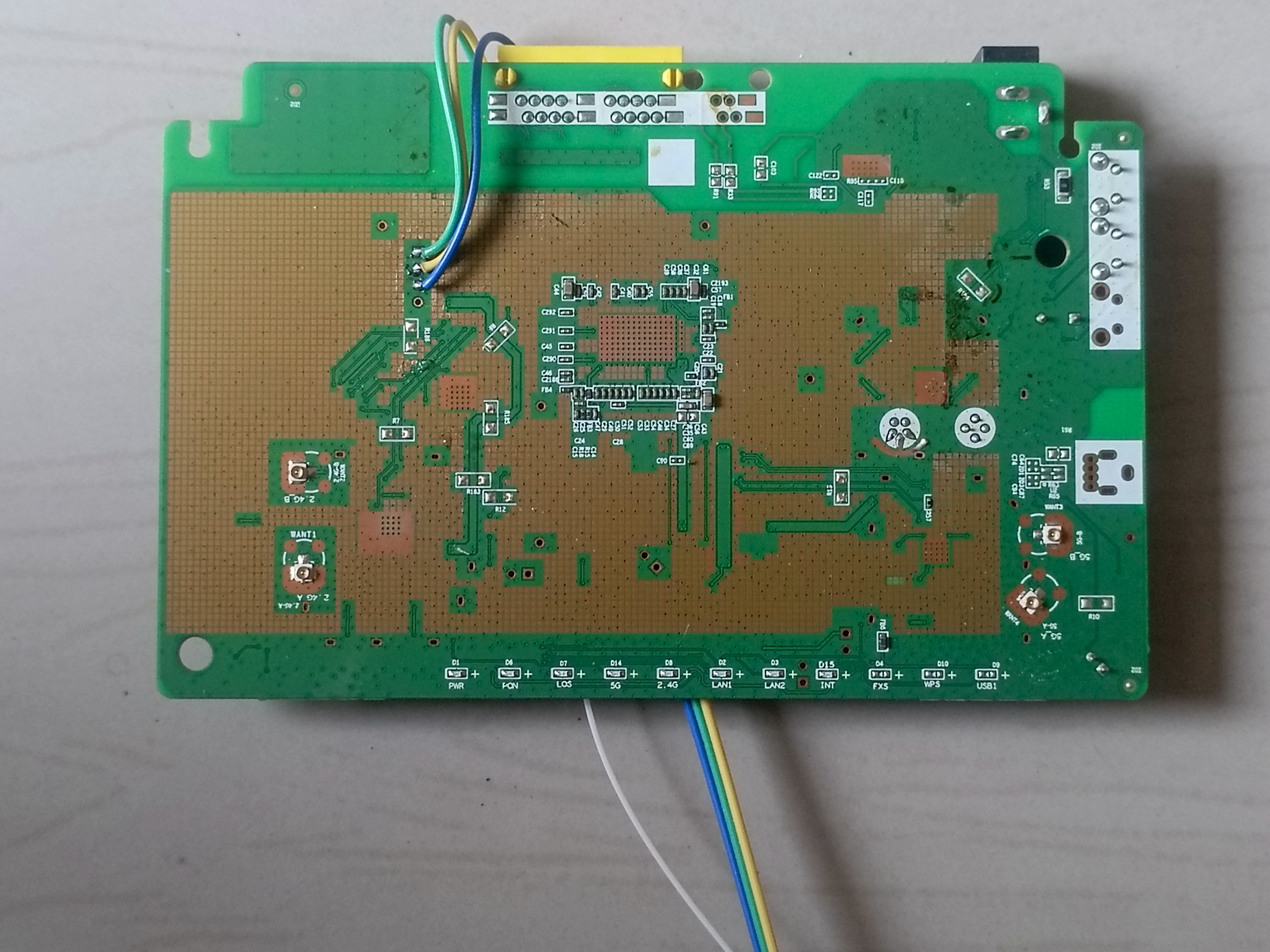 YOTC M2-2050-G40 PCB Top (newer revision with RTL9607Cv2)